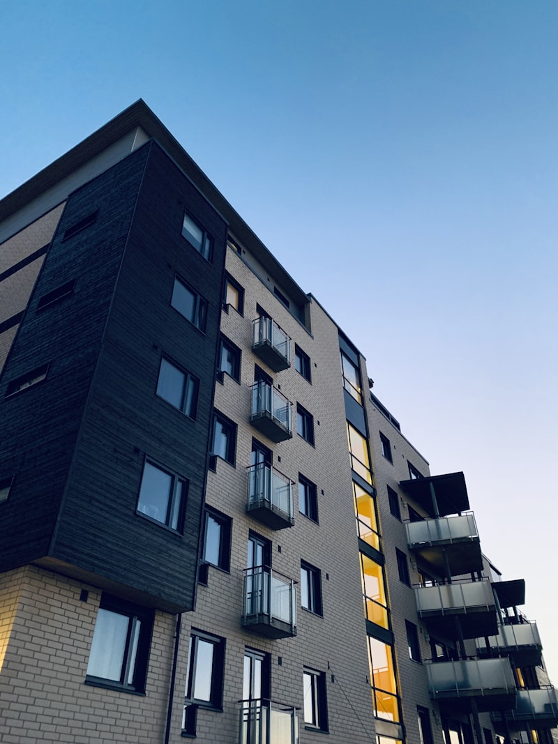 Modern Apartment Block Frontage